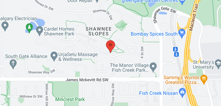 map of 362 Shawnee BV SW